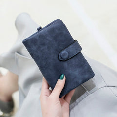 🔥Last Day Promotion - 45% OFF🔥Small trifold leather wallet for women