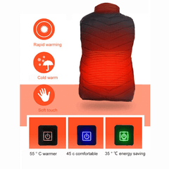 🔥Last Day 60% OFF🔥New Unisex Warming Heated Jacket/Vest🧥