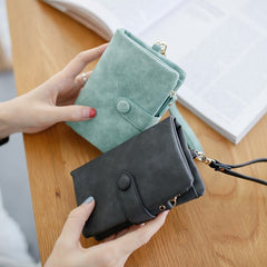 🔥Last Day Promotion - 45% OFF🔥Small trifold leather wallet for women