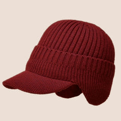 🔥HOT SALE🔥 Elastic Warm Ear Protection Knitted Hat☃️