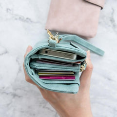 🔥Last Day Promotion - 45% OFF🔥Small trifold leather wallet for women