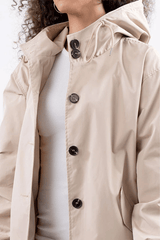 Water Resistant Oversized Hooded Windbreaker Rain Jacket