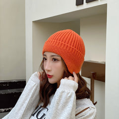 🔥HOT SALE🔥 Elastic Warm Ear Protection Knitted Hat☃️