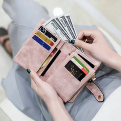 🔥Last Day Promotion - 45% OFF🔥Small trifold leather wallet for women